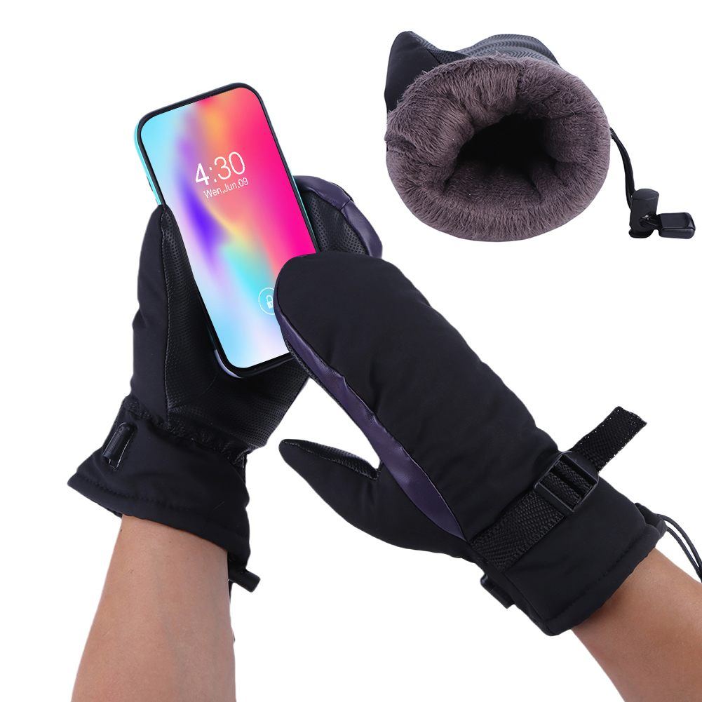 Cycling Gear Temperature - Ciepłe podgrzewane rękawice z ładowaniem USB,
