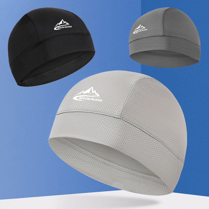 Aero Cycling Helmet - Chłodząca czapka z daszkiem z czaszką