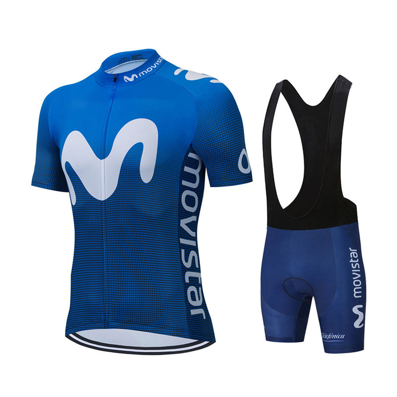 Cycling Gear Leaderboard - Nowe letnie zestawy koszulek kolarskich Movistar
