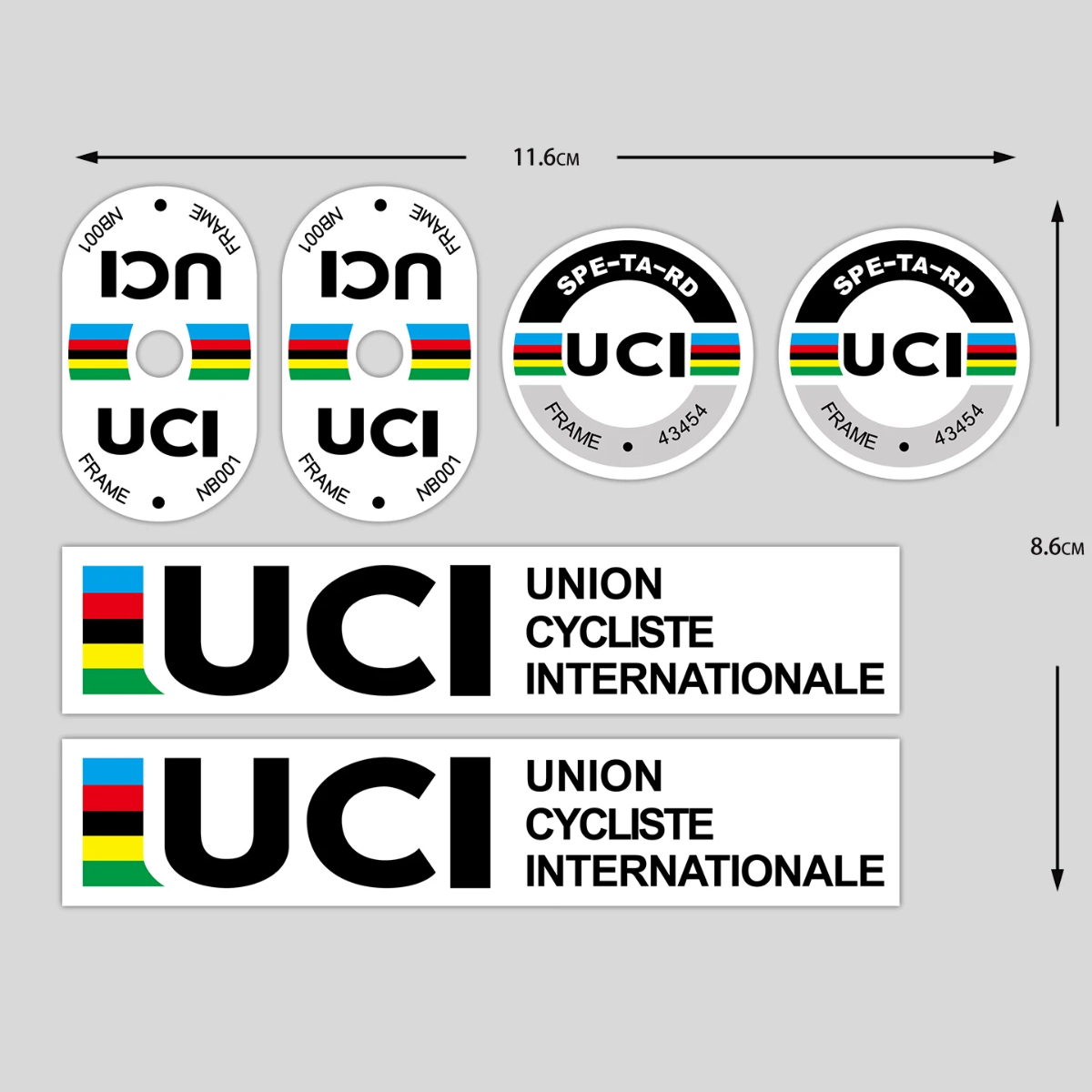 Naklejki na ramę rowerową UCI, – Aero Cycling Helmet recenzja i cena