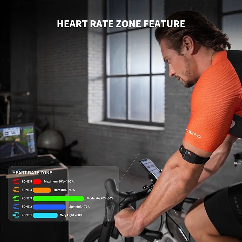COOSPO HW9 Opaska na ramię z c – Cycling Zwift recenzja i cena